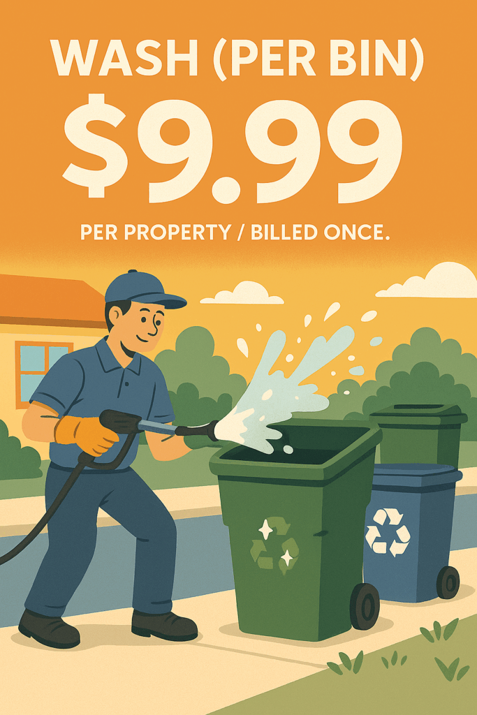 bin wash (per bin)