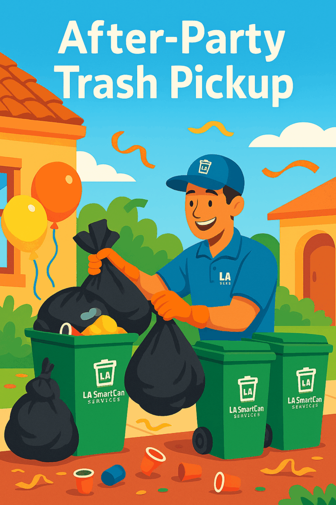 after party trash pickup