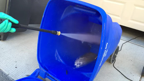 blue bin powered washed